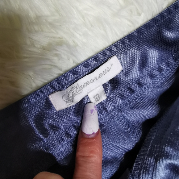 Shiny metallic glamorous skirt - Picture 2 of 5